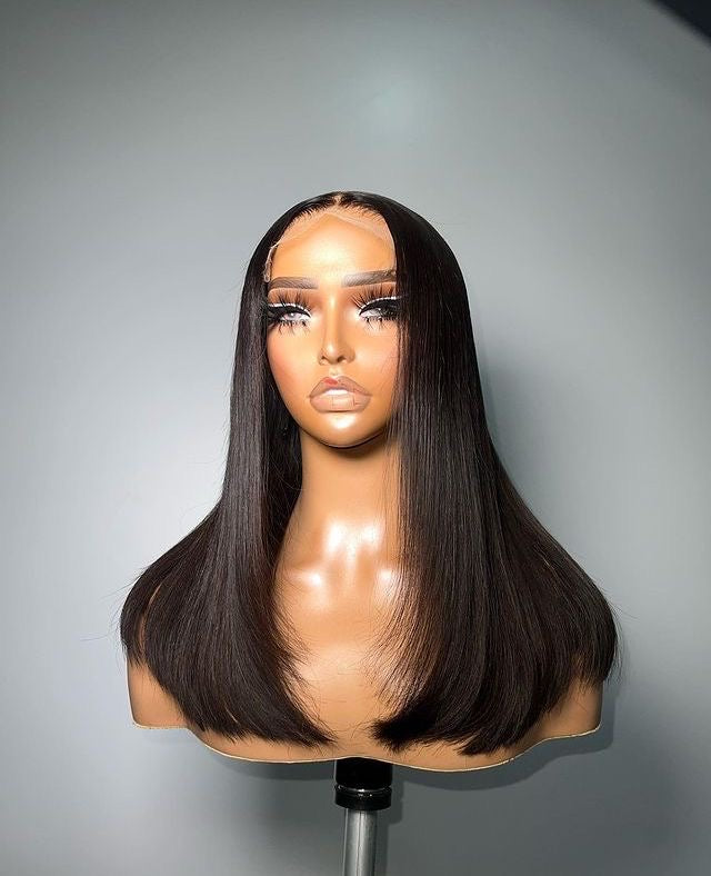 Luxury Virgin Hd Lace Closure Wig - 250% density