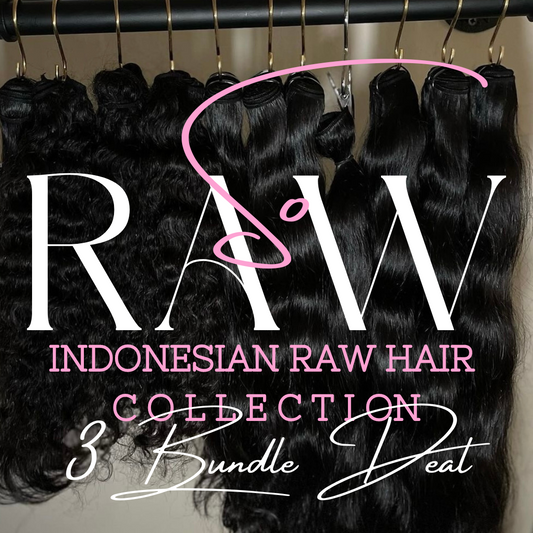 Indonesian Raw Hair 3 Bundles Deal